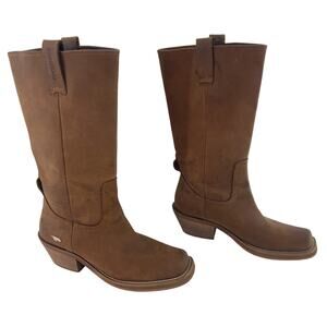 Rocket Dog Brown Leather Knee-High Boots Women’s Size 8 Preowned